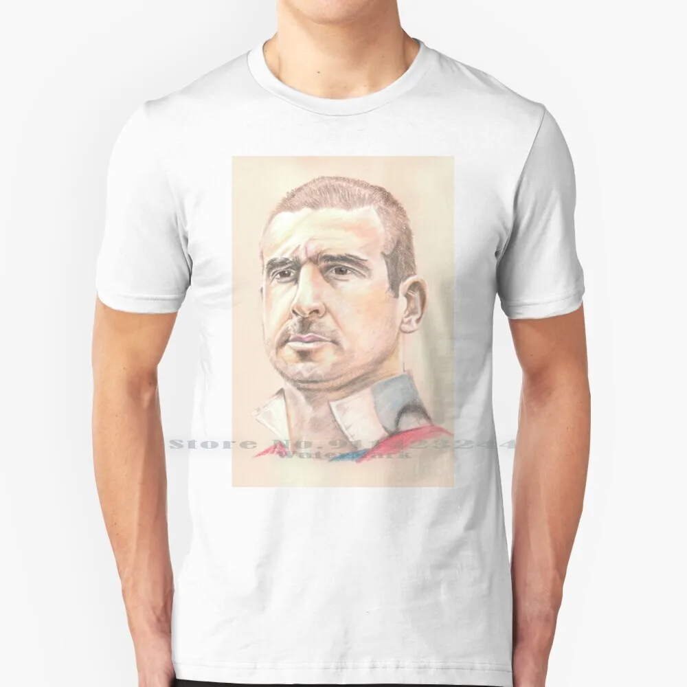 Eric Cantona 100% Cotton T Shirt Eric Cric Cantona Man U Tee Short Sleeve Long Sleeve Gift