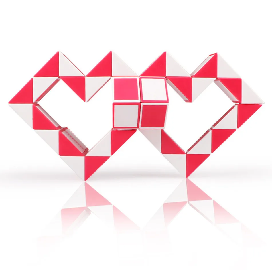 QIYI-Cubos de Serpente de Regra Mágica para Crianças, 24 Segmentos, Cubos Elásticos, Torção Transformável, Brinquedo Popular, Quebra-cabeça Infantil