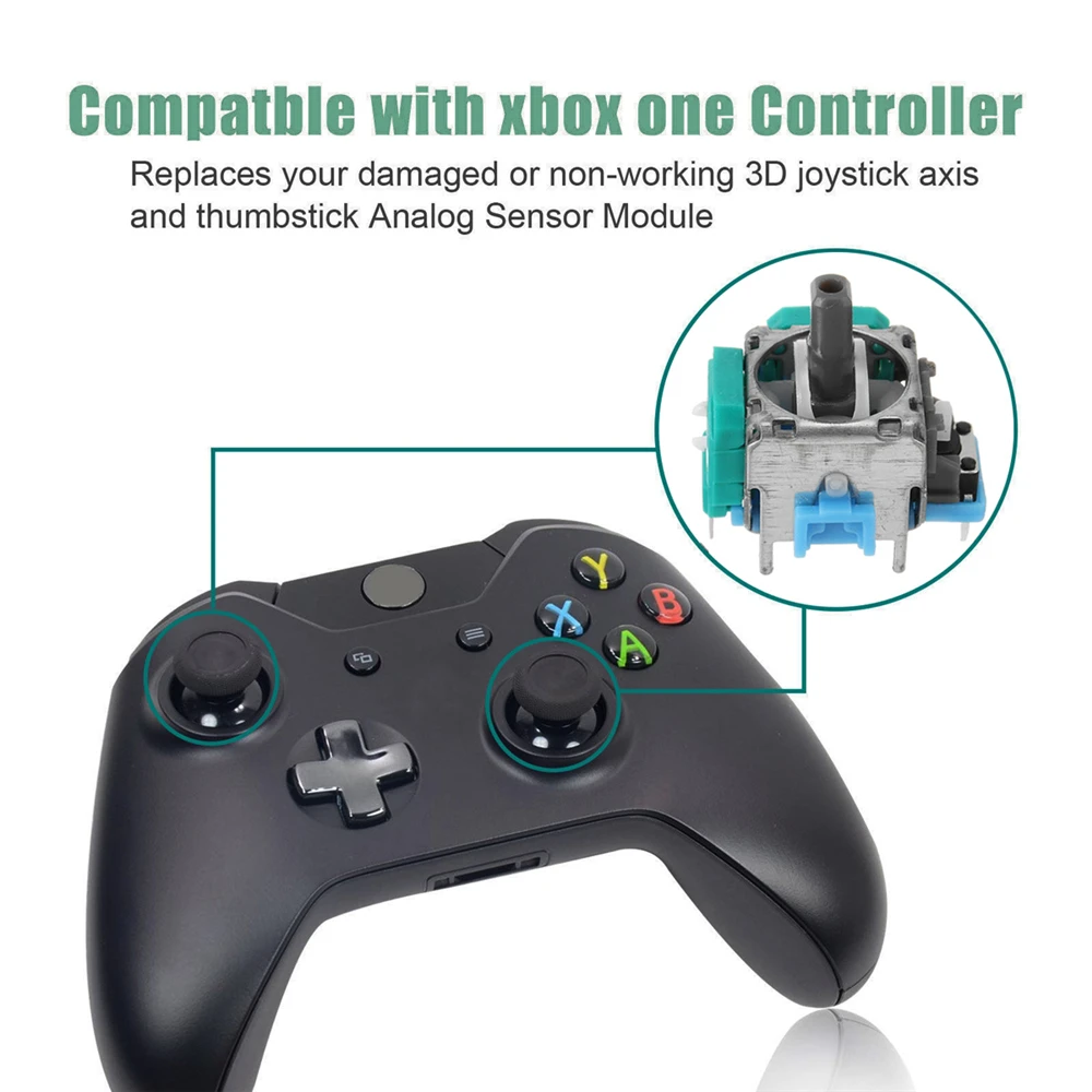 Napraw części moduł czujnika Gamepad Joystick wymiana kciuka 3D analogowy dla PS4 Dualshock 4 Xbox One