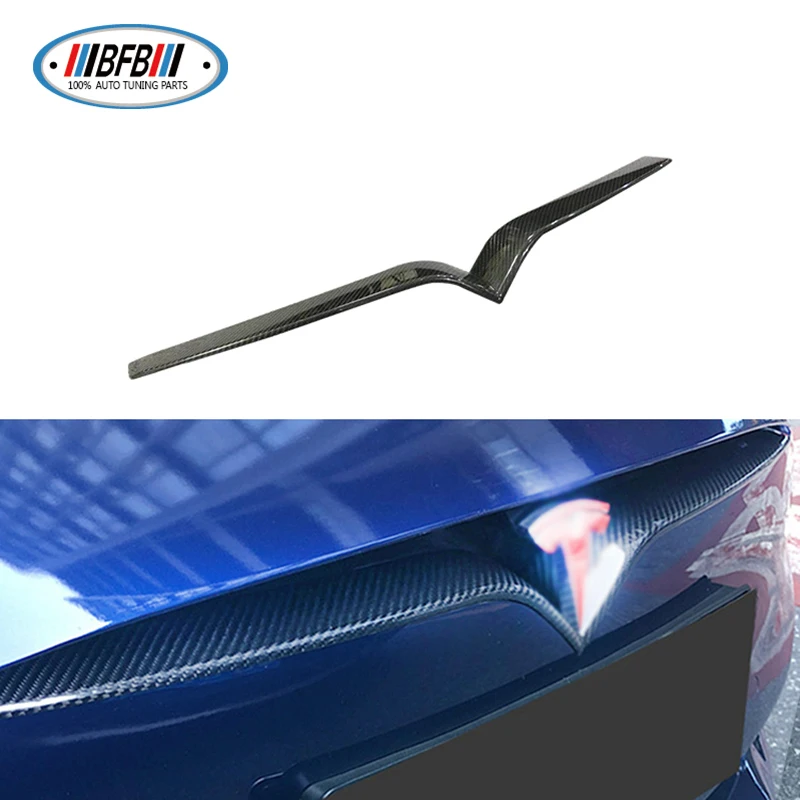 

Dry Carbon Front Grille Decoration Trims Sticker Fit for Tesla Model S 2016-2018