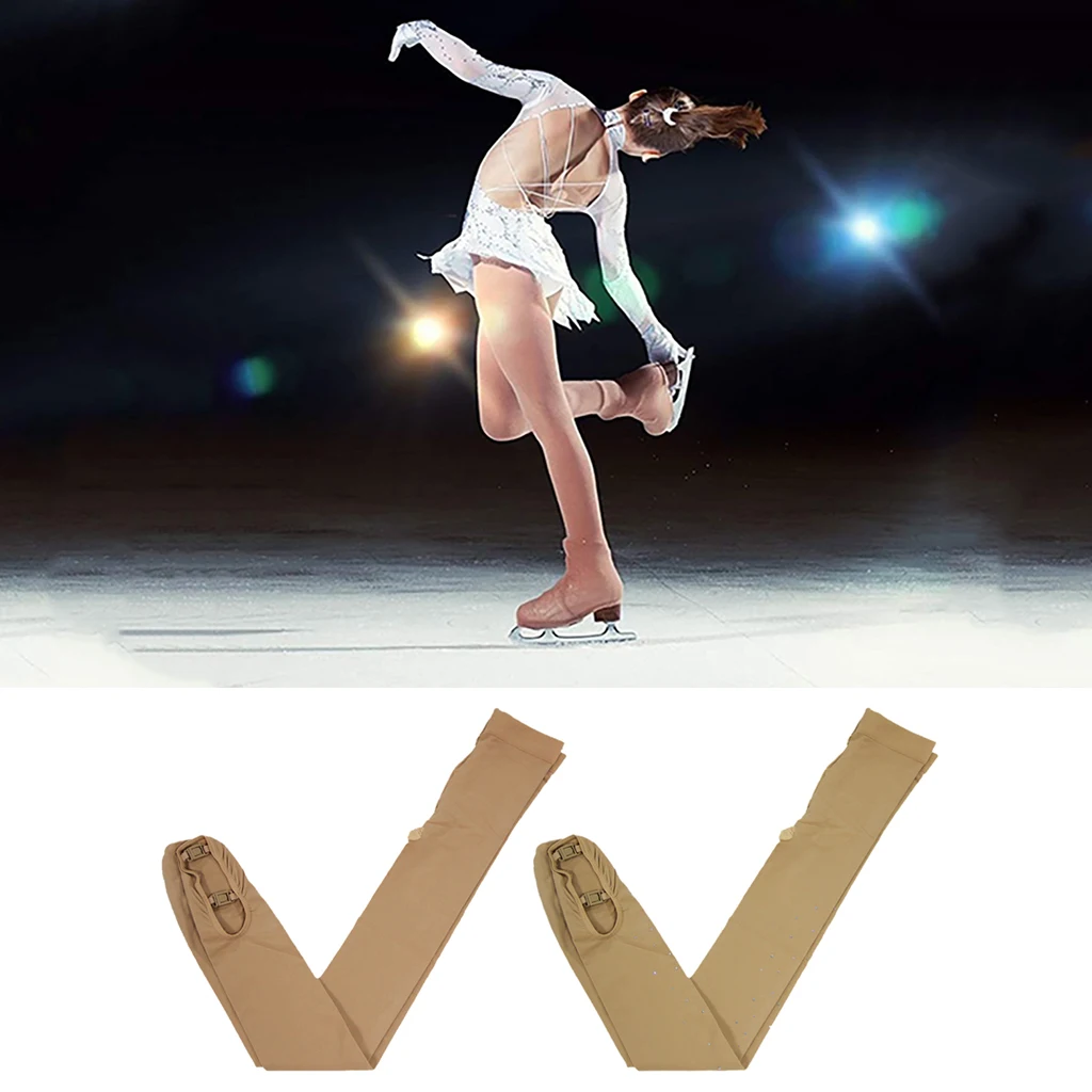 Premium Skating Buckled Tights Figure Skating Crystal Pants Soft Thermal Winter Sports Equipment for Girls Women Adults Kids