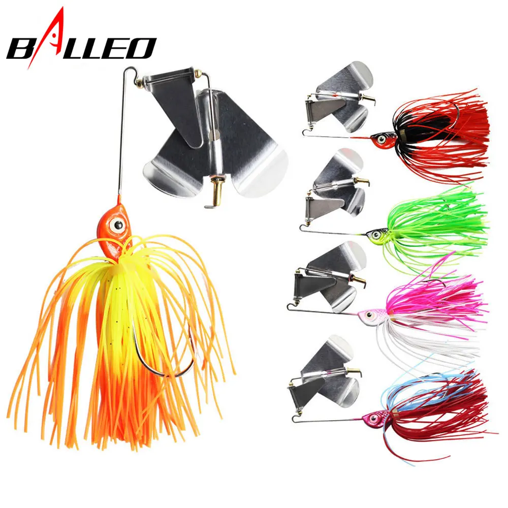 Balleo 14.7G/ Spinner bait Bass jig Weedless fishing lure Buzzbait wobbler chatterbait  for bass pike walleye fish Tackle