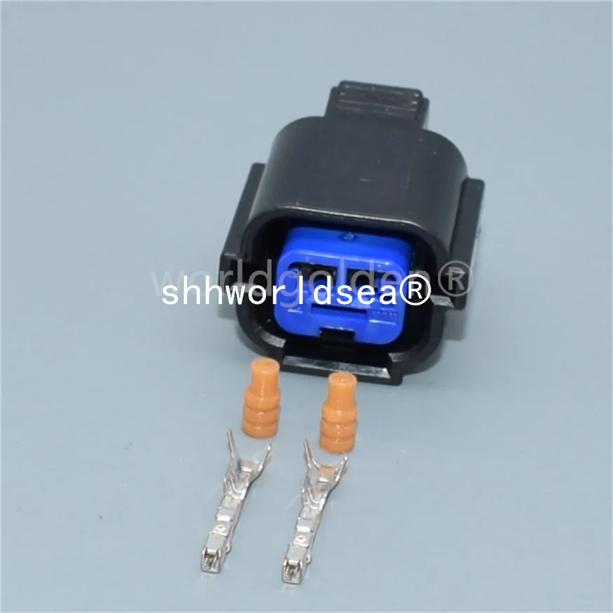 Shhworldsea 2/100Sets 2 Pin Car Waterproof Auto Connector Female Cable Plug Sensor Electrical Plug Connector HP285-02021