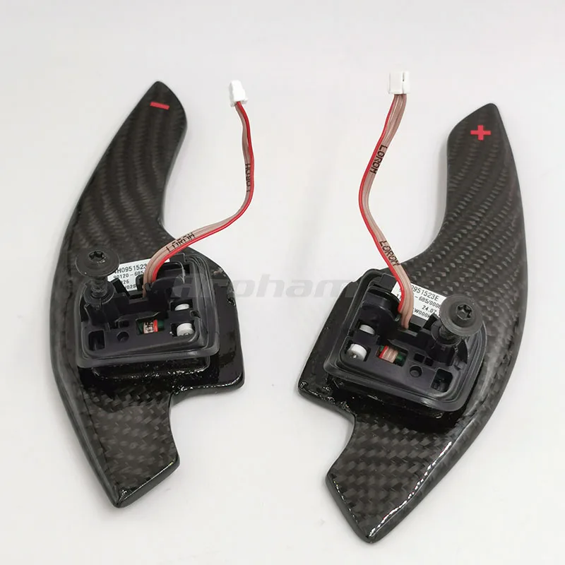 Car Steering Wheel Carbon Fiber Paddle Shift For Audi A3 RS3 A5 RS6 A4L A6L R8 A7 Q3 A8 Q5 S5 Q7 S6 TT S7 TTS S8