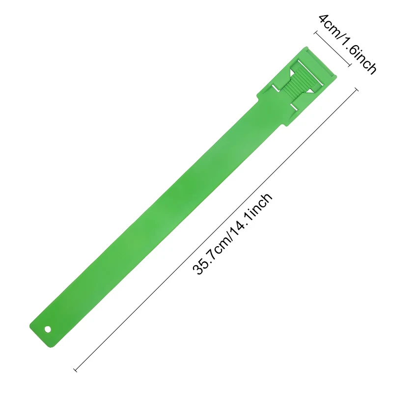 20Pcs Cow Identification Bands Identification Id Collars Bands Cow Cattle Foot Rings Marking Ring Supplies for Farm Livestock