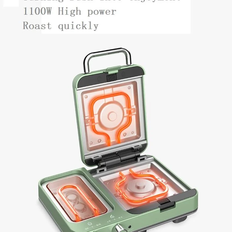 Multi-Function Breakfast Machine Sandwich Light Food Machine Small Household Waffle Maker Toast  Baking Machine Sandwich Maker