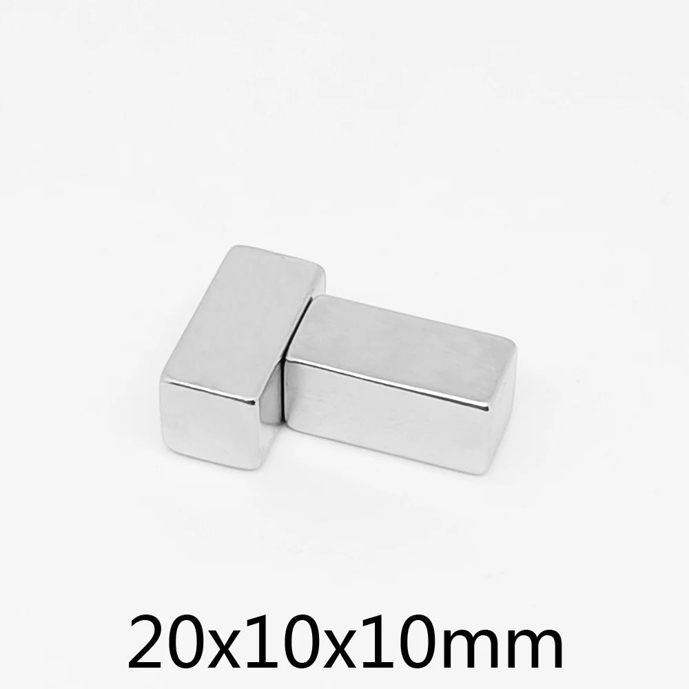 1/2/5/10/15/20/30PCS 20x10x10 Rectangular Strong Powerful Magnets N35 20x10x10mm Block Rare Earth Neodymium Magnet 20*10*10 mm