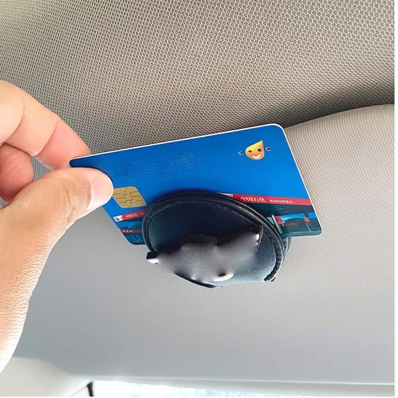 Universal Car Glasses Holder Car Bill Driver's License Business Card Holder Magnet Adsorption Glasses Frame For Mini COOPER F60