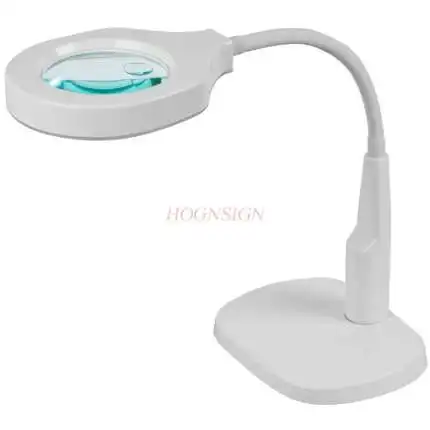 Desktop magnifier with led light clear daily home reading computer electronic circuit repair times lazy mobile phone table lamp