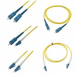 SC To LC LC Singlemode Fiber Optic Patch Cable LC UPC SM 3.0mm 9/125um FTTH Fiber Patch Cord Optical Fiber Jumper 1m 3m 10m 30m