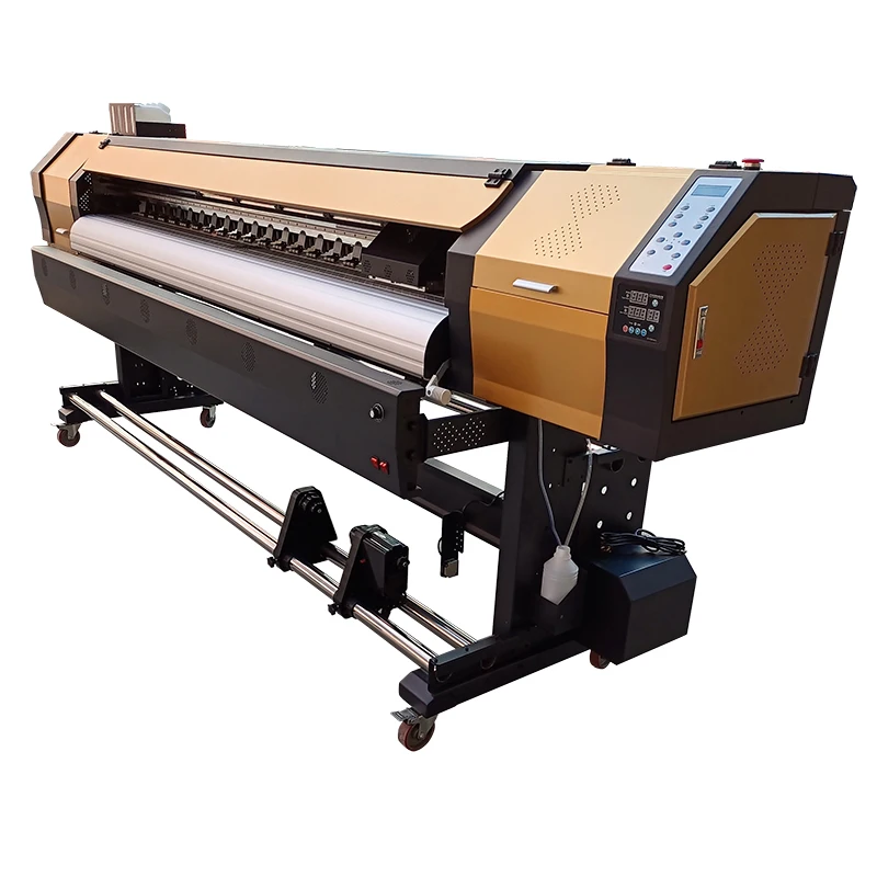 10Ft Wide Format Plotter Printer 320Cm Digital Vinyl Banner Printer Outdoor Eco Solvent Printing Machine