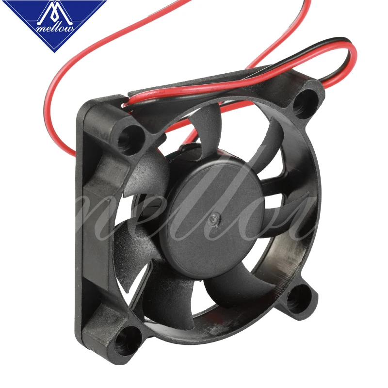 12v/24v 3D Printer Small Cooling Fan Cooling Extruder Special Small DC 50mm 50x50x10mm 5010 0.1a Dual Bearing Fan 2 Wire