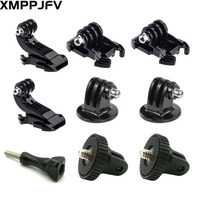 Accessories Kit for Action Camera Accessory Quick Release Buckle Tripod Mount for Gopro Hero 13 12 11 10 9 8 7 6 5 4 3 Black Set