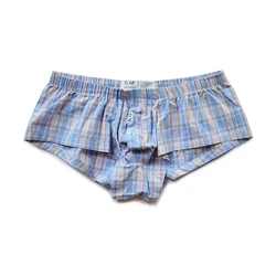 Intimo Uomo Boxer Casa Breve Plaid Cueca Masculina Uomo Boxer Mutande Sexy Ropa Interior Hombre Boxer Para Hombre