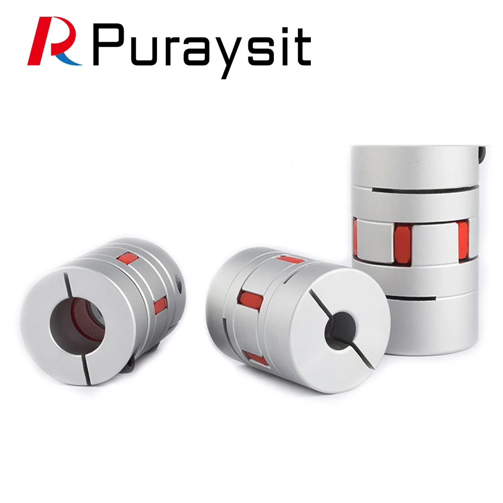 Puraysit D30L42 Series Aluminum Alloy Club Coupling High Torque Servo Motor Ball Screw CNC Bed Elastic Coupling 8/10/12/14/16mm