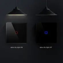 EU Wall Touch Switch 1 2 3 Gang #4