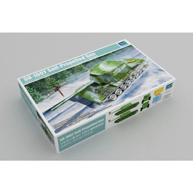 

Trumpeter масштаб 1/35 Su-100Y самоходный пистолет военная пластиковая модель в сборе # 09589