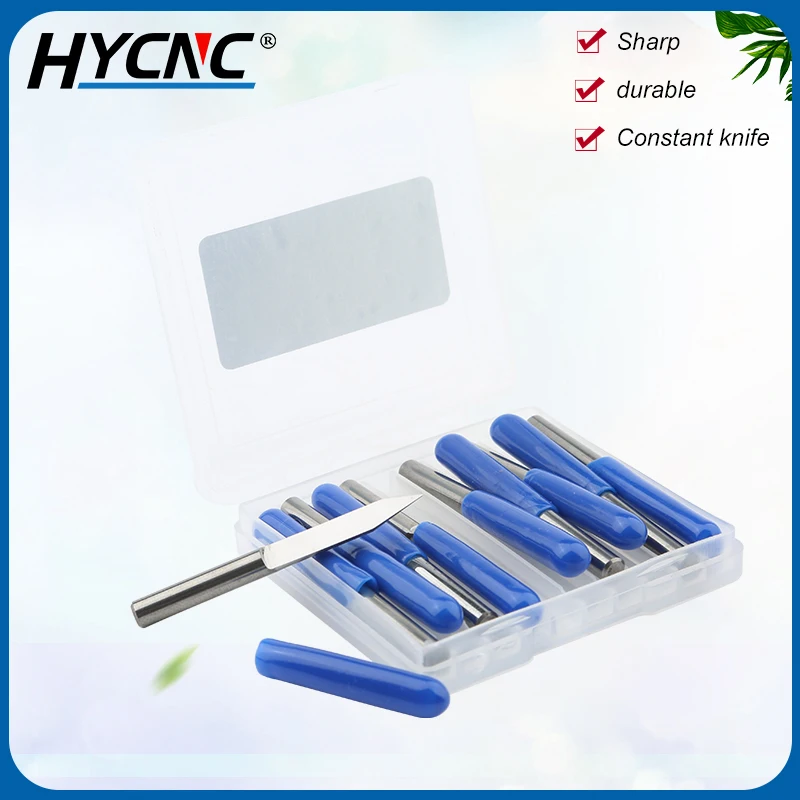 1pcs 6mm Flat-Bottomed Carving Knife Head 30 Degree Carving Knife Tungsten Steel Sharp Knife Computer Cnc Milling Cutter