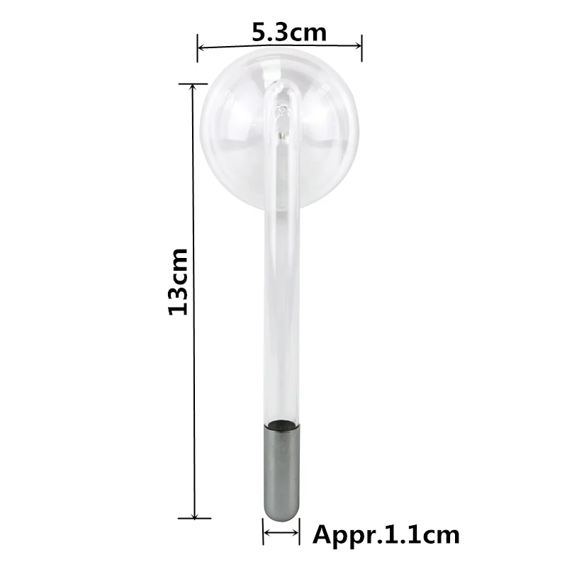 Replace High Frequency Facial Wand Glass Electrode Accessory HF Electrodes Tube Darsonval Wand Face Skin Care Device