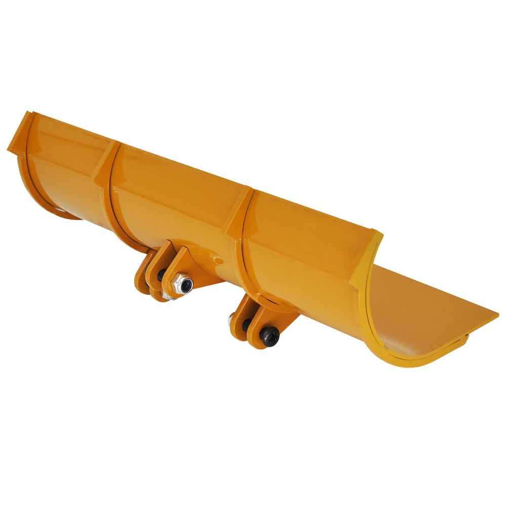 Upgrade HUINA 583 Snow Plow Metal Snow Shovel Bucket with Quick Hitch Connector For 1583 Wheel Loader Parts