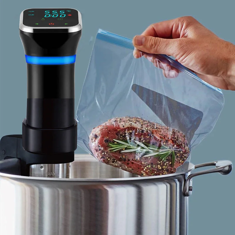 Portable 1100W Vacuum Food Sous Vide Machine Precision Cooker Cooking Device Sturdy Immersion Circulator LCD Digital Timer