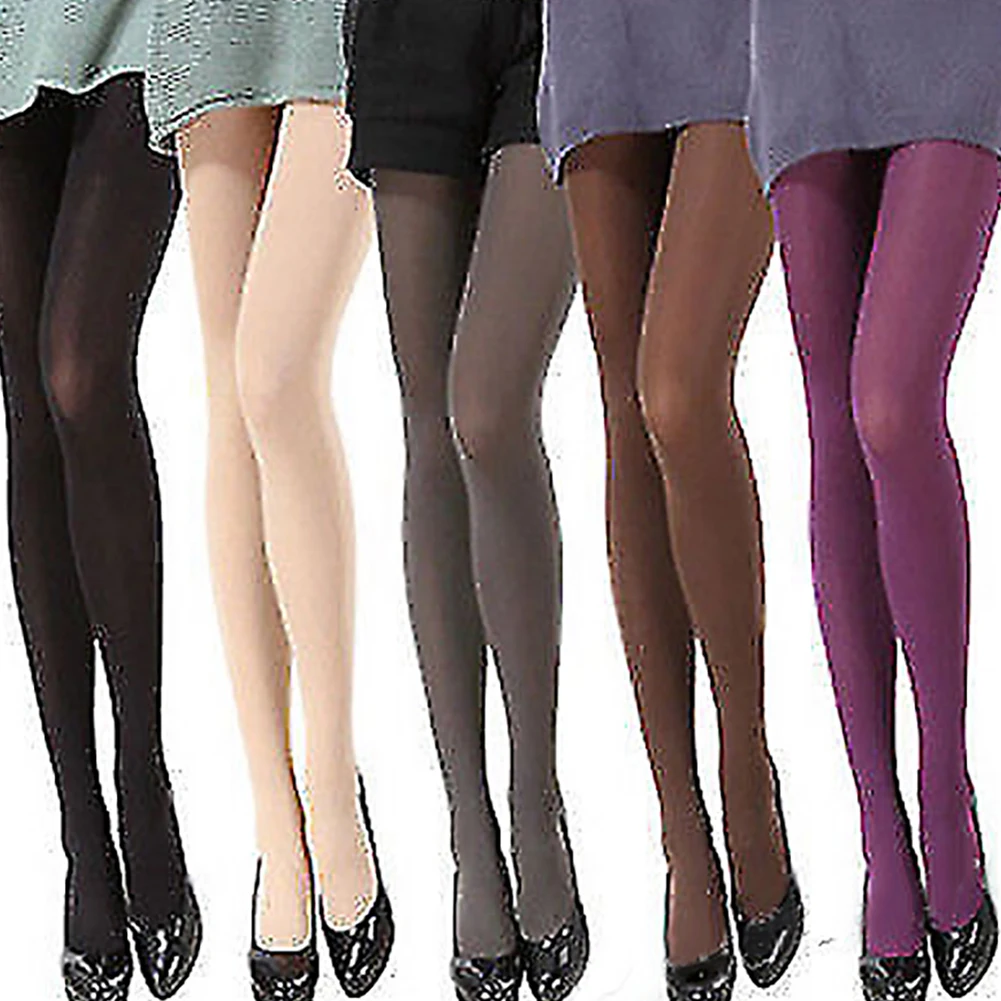 120D Colorful Wanita Musim Dingin Hangat Tebal Pantyhose Stoking Celana Ketat Kaus Kaki