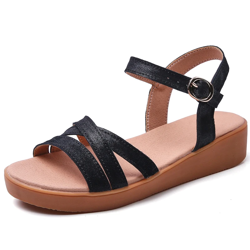 Women New Brand Sandals Home Non-slip 2021 Lady Flat Slippers Plastic Female Girls Cool Garden Shoes Hot Sale Footwear Cheap