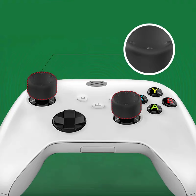 DATA FROG 8Pcs Controller Thumb-Stick Grip Cap Für PS5 Silikon Anti-Slip Analog Gummi Kappe Für PS4/Xbox Serie X/S Zubehör – Detail 4