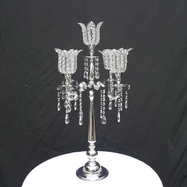 10pcs)5 Cup tall wedding candelabra centerpiece yudao1720