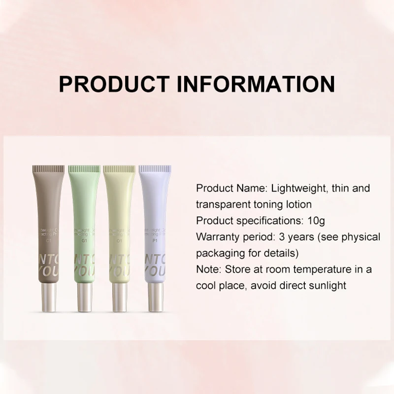 INTO YOU Primer Makeup Base Invisible Pore Concealer Flawless Makeup Base Primer Cosmetic Makeup 10g