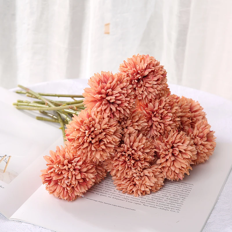 3/5 Stuks Hortensia Kunstbloemen Boeket Voor Thuis Slaapkamer Decor Bruiloft Decoratie Ambachtelijke Vazen Bloemstuk Accessoires