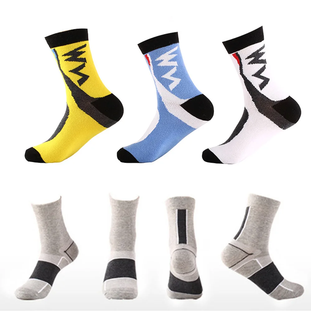 Men Socks Professional High Quality Brand Sport Coolmax Cycling Socks Comfortable Breathable Basketball Running Football Socks