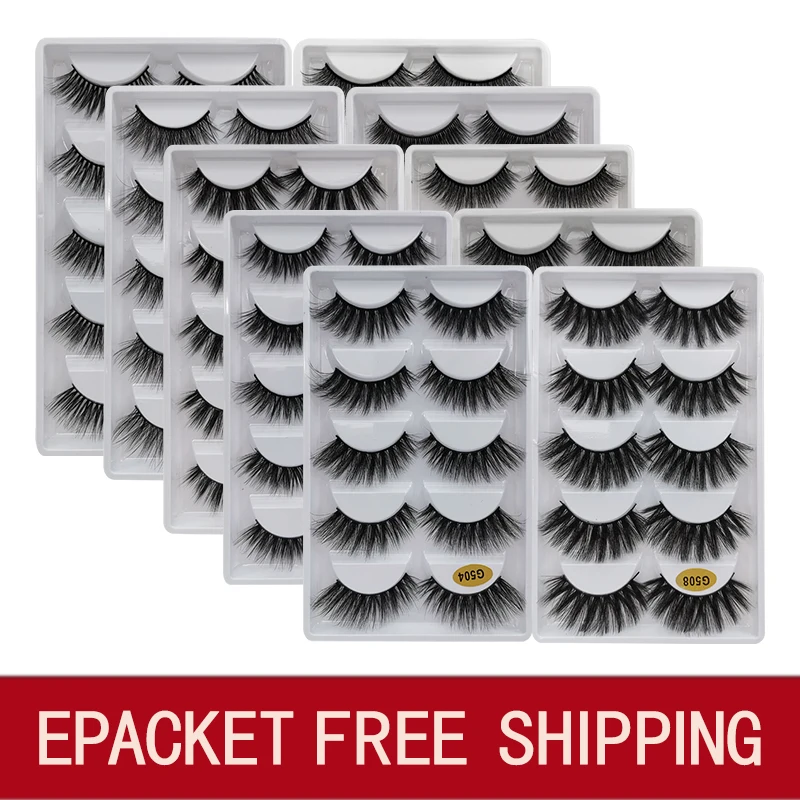 Bulk Mink Eyelashes 5 Pairs