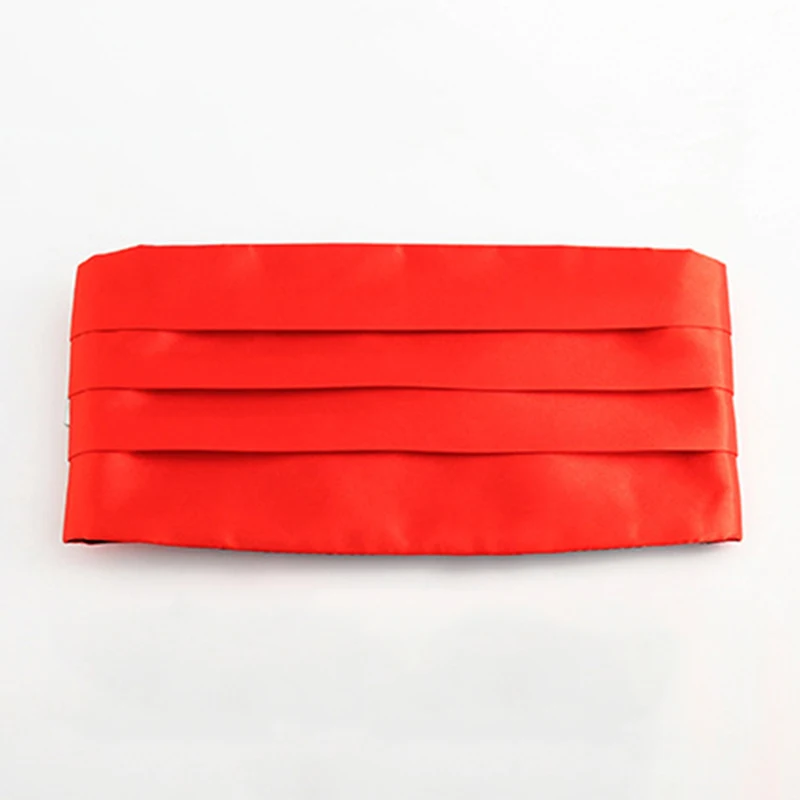 Mens Classic Cummerbund Satin Elastic Bellyband Tuxedo Cummerbund For Formal Wedding Prom Dinner Party Waist Band