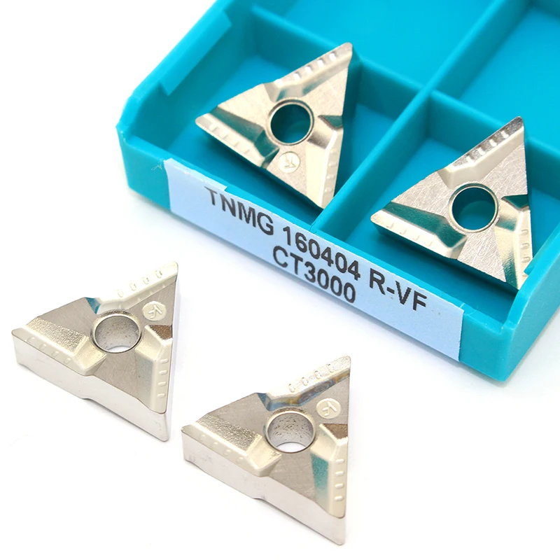 TNMG 160404 R VF CT3000 Cermet Blade Carbide Inserts External Turning Tool TNMG160404 Cnc Cutting Tools CNC Lathe Cutter Tools