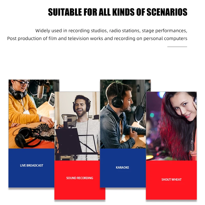 BM 800 karaoke microphone BM800 studio condenser mikrofon mic bm-800 For KTV Radio Braodcasting Singing Recording computer