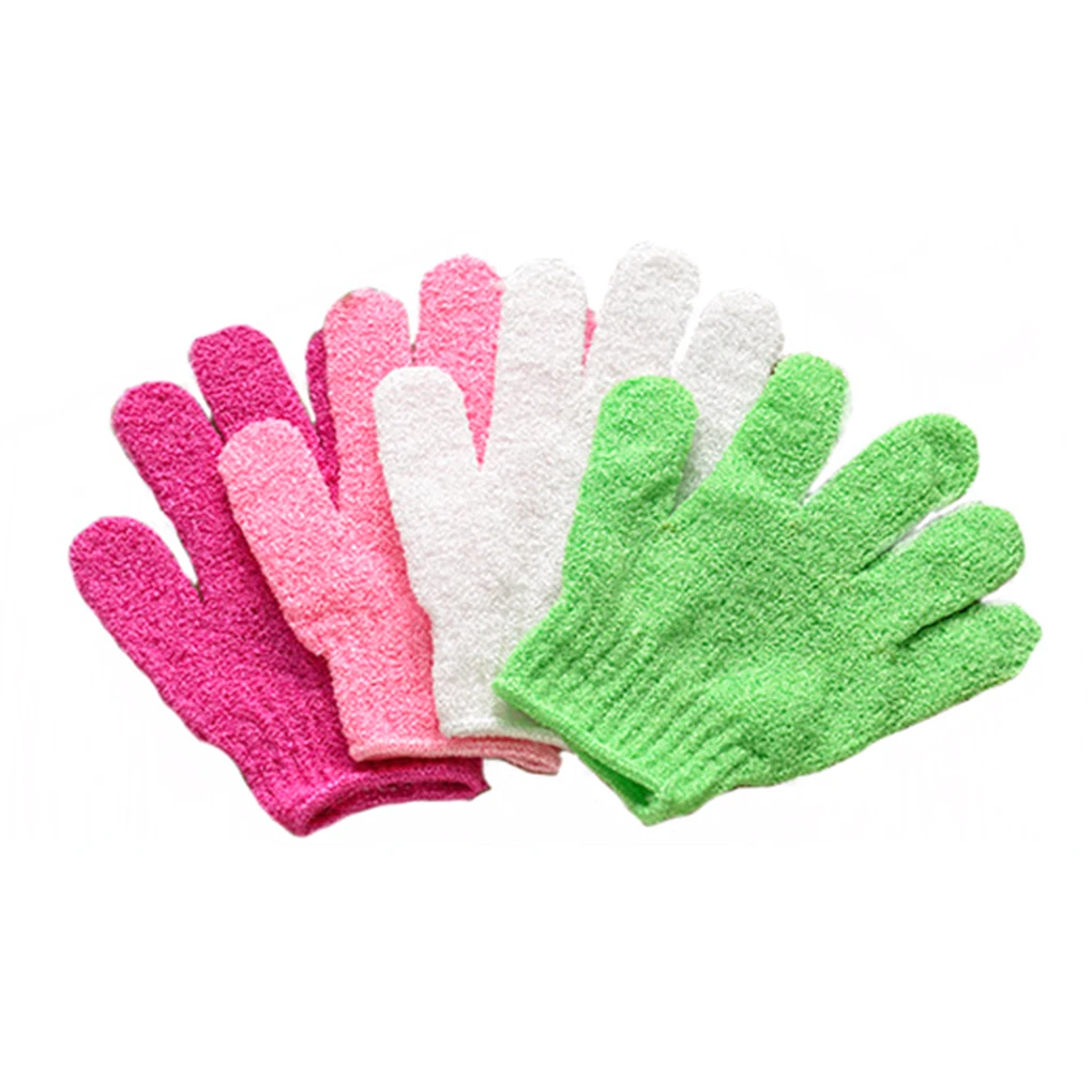 1PC/2PCS Shower Scrub Gloves Exfoliating Back Skid Resistance Body Massage Sponge Wash Skin Moisturizing Spa Bath Glove