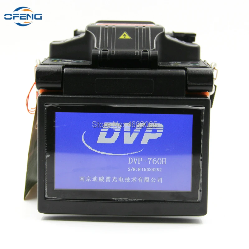 FTTH High Precision Optical Fiber Fusion Splicer DVP760 Automatic Core Alignment Laser Welding Machine