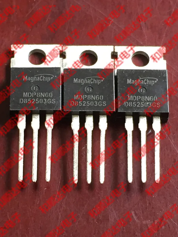 Original New / 5pcs / MDP8N60  TO-200 8A 600V