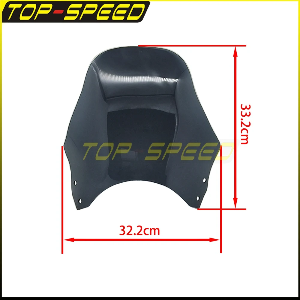 ABS Headlight Windshield Windscreen Wind Deflector Motorcycle For Suzuki Honda Yamaha Kawasaki BMW Aprilia Ducati