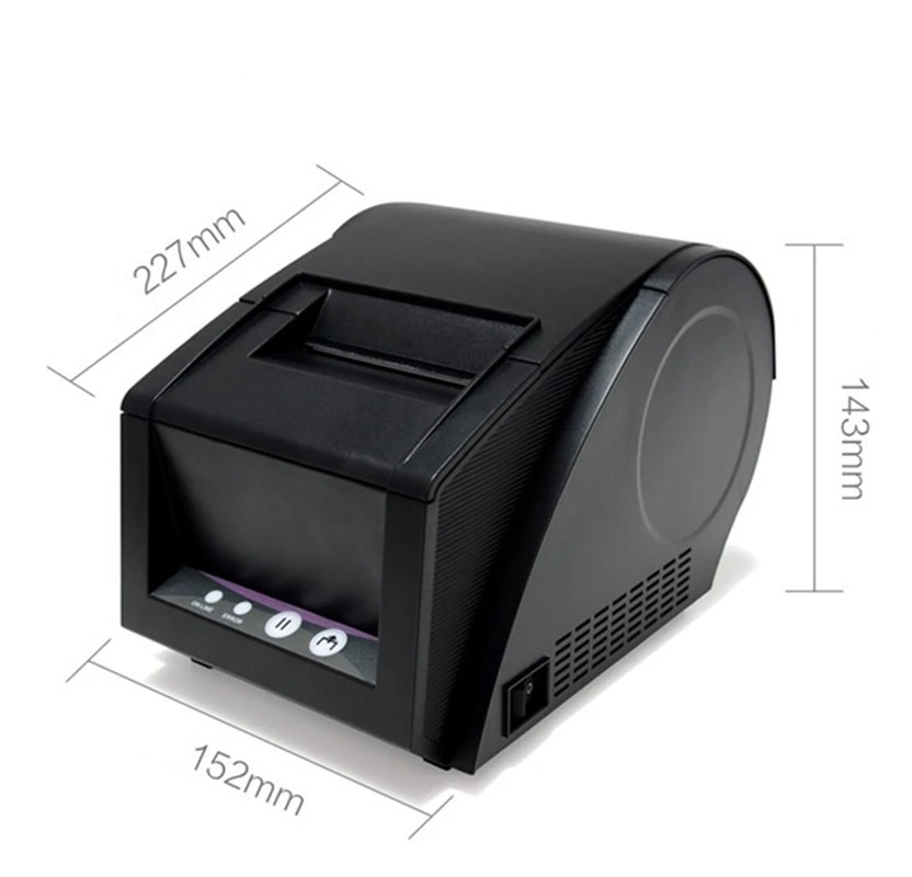 High Quality GP3120TU Thermal Label Barcode Sticker Printer 20mm-82mm Width 80mm Receipt Bill Print