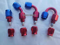 AN3 Performance Aluminum Straight 45Deg 90Deg 180Deg  PTFE Hose Ends Brake AN3 Fittings Adapter