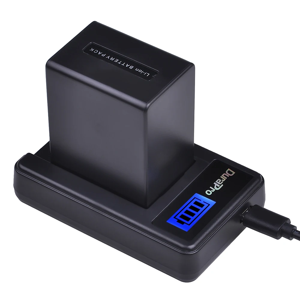 3900mAh NP-FV100 NP FV100 Battery with Charger for Sony NP FV30 FV50 FV60 FV70, FDR AX30 AX33 AX40 AX45 AX53 AX60 AX100E AX700