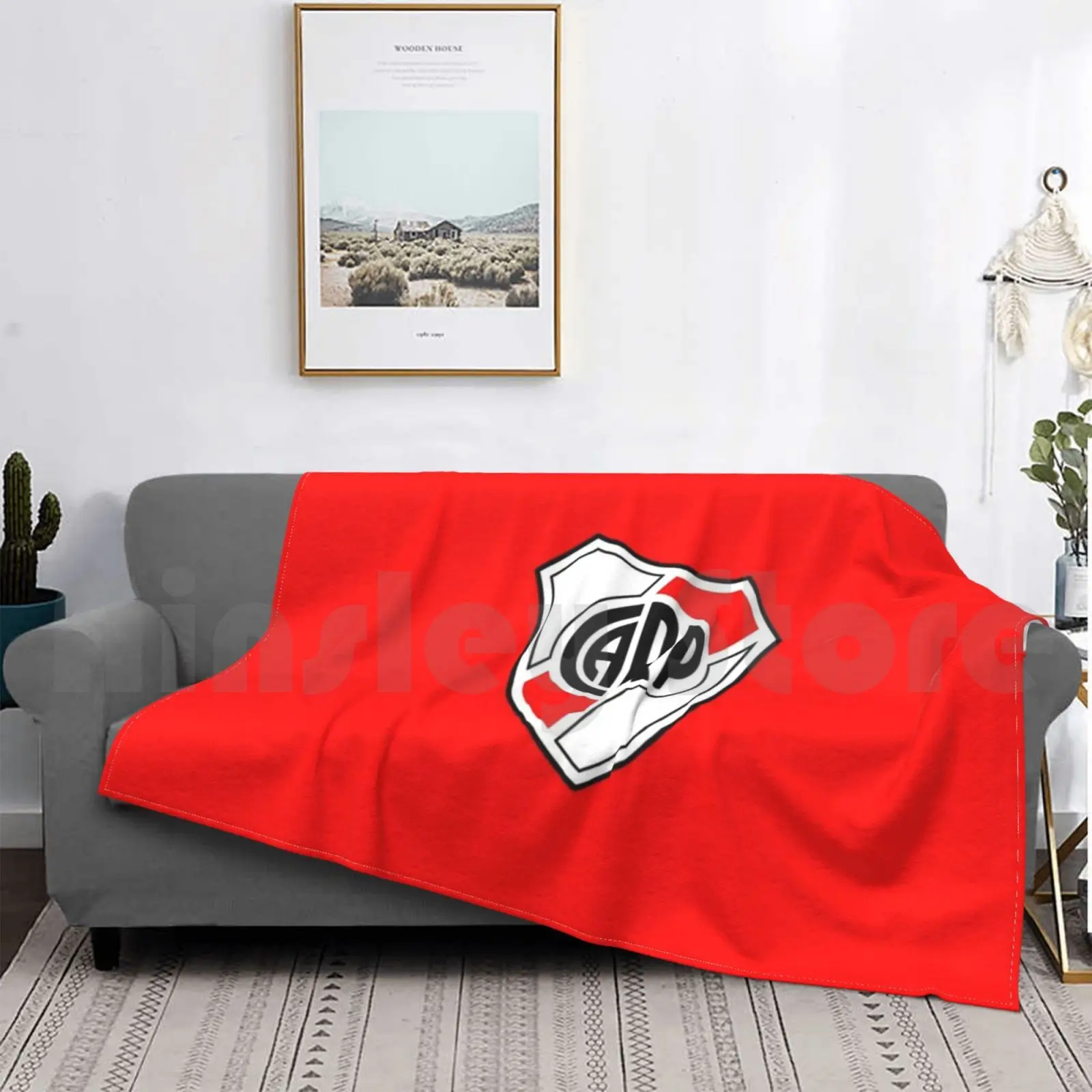 Club River Plate Blanket Super Soft Warm Light Thin Argentina Buenos Aires Estadio Monumental Antonio