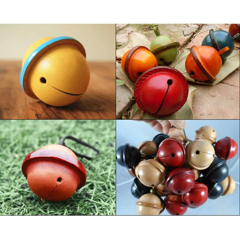 DIY Handmade Leather Art 15/20/25/30 / 35mm Leather Bell Styling Mold Leather Craft Ball Bell Making Model Shaped Mold