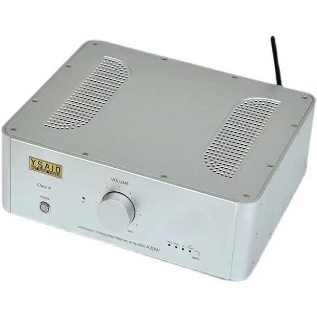 مضخم صوت A30W من الفئة A HiFi 2.0 بقدرة 200 وات * 2 أمبير منزلي مع جهاز تحكم عن بعد