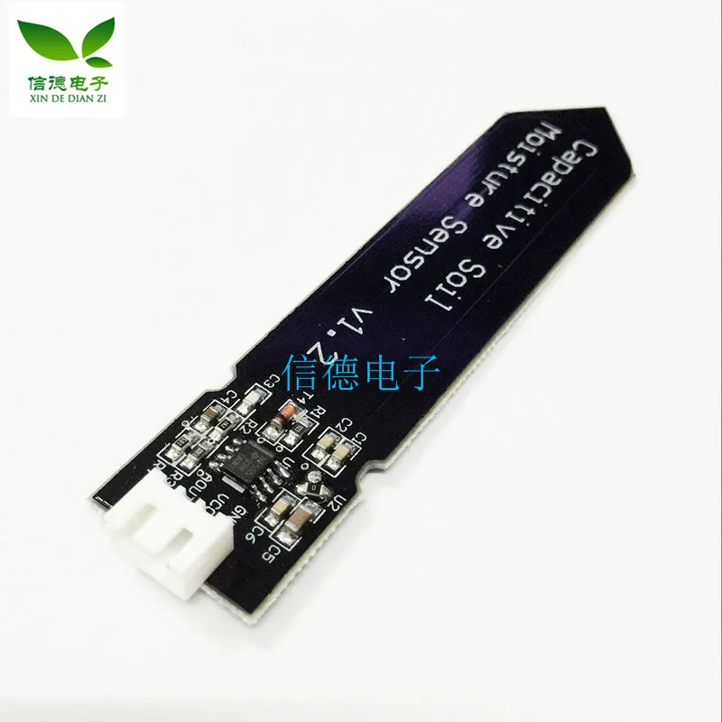 Sensor capacitivo de umidade do solo, quantidade analógica, ampla voltagem, módulo de detecção de umidade do solo