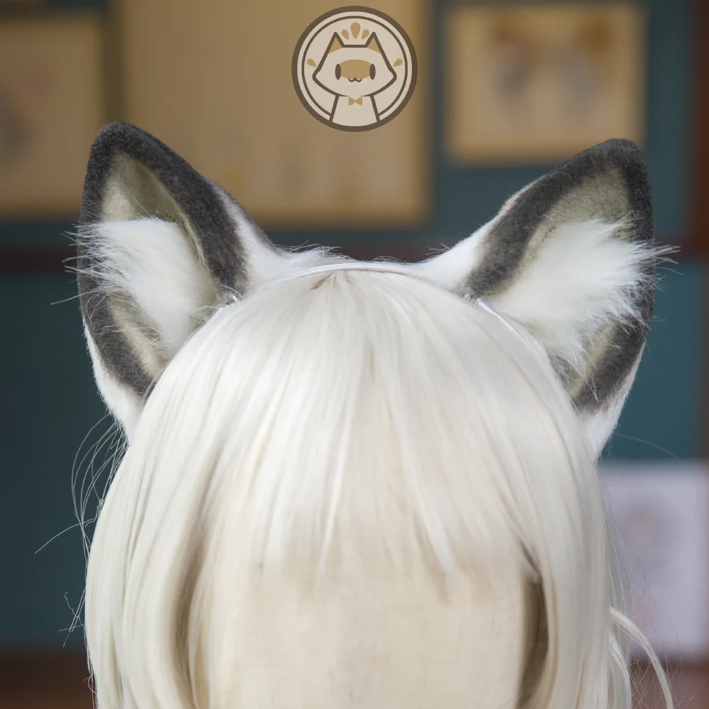 MMGGใหม่Arknights SilverAshหูHairhoop Headwearสำหรับคริสต์มาสฮาโลวีนชุดคอสเพลย์อุปกรณ์เสริม