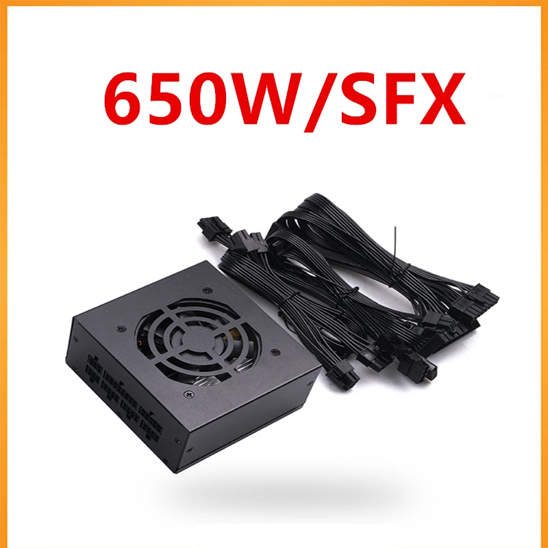 New Original PSU For Lianli 80plus Gold Full Module ITX SFX 650W 750W Power Supply 650W/SFX 750W/SFX