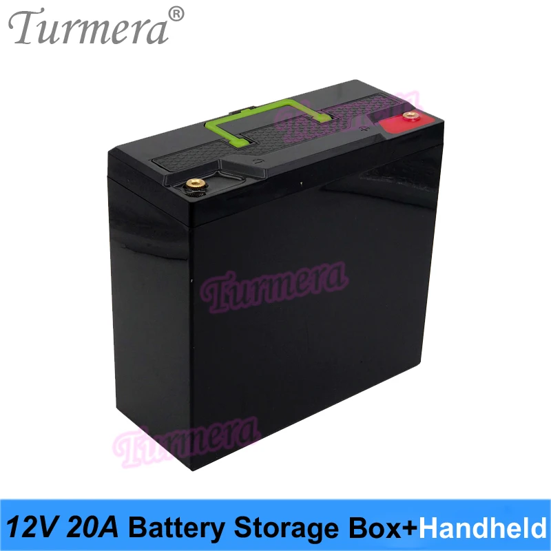 Turmera 12V 20Ah Uninterrupted Power Supply Battery Storage Box for 20*32700 3.2V Lifepo4 Battery and 56*18650 Lithium Batteries